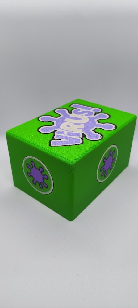 Dispensador apilable para cartas Virus